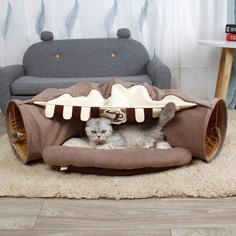 Cat Tunnel Bed