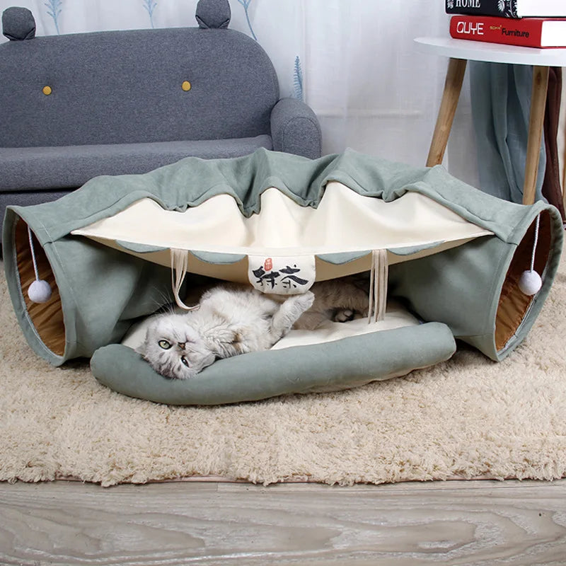 Cat Tunnel Bed