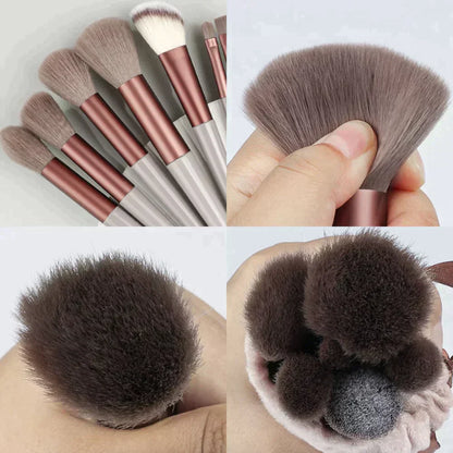 13Pcs Makeup Brush Set - QayyoomLux