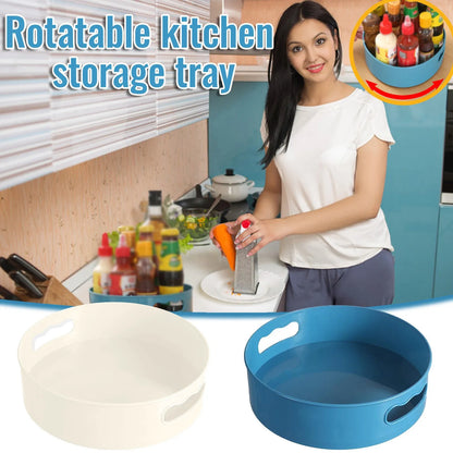 360° Rotating Kitchen Organizer Tray - QayyoomLux