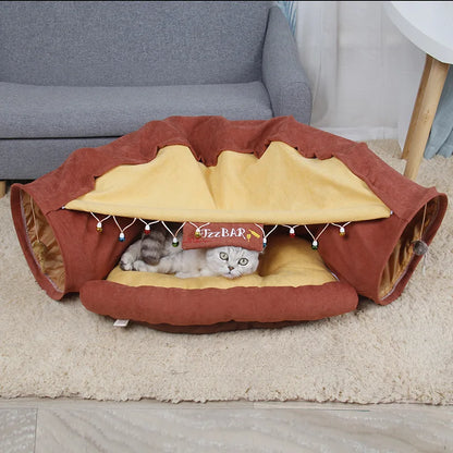 Cat Tunnel Bed