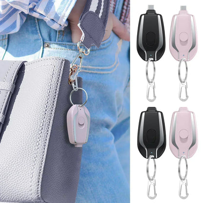 Mini Emergency Keychain Powerbank - QayyoomLux