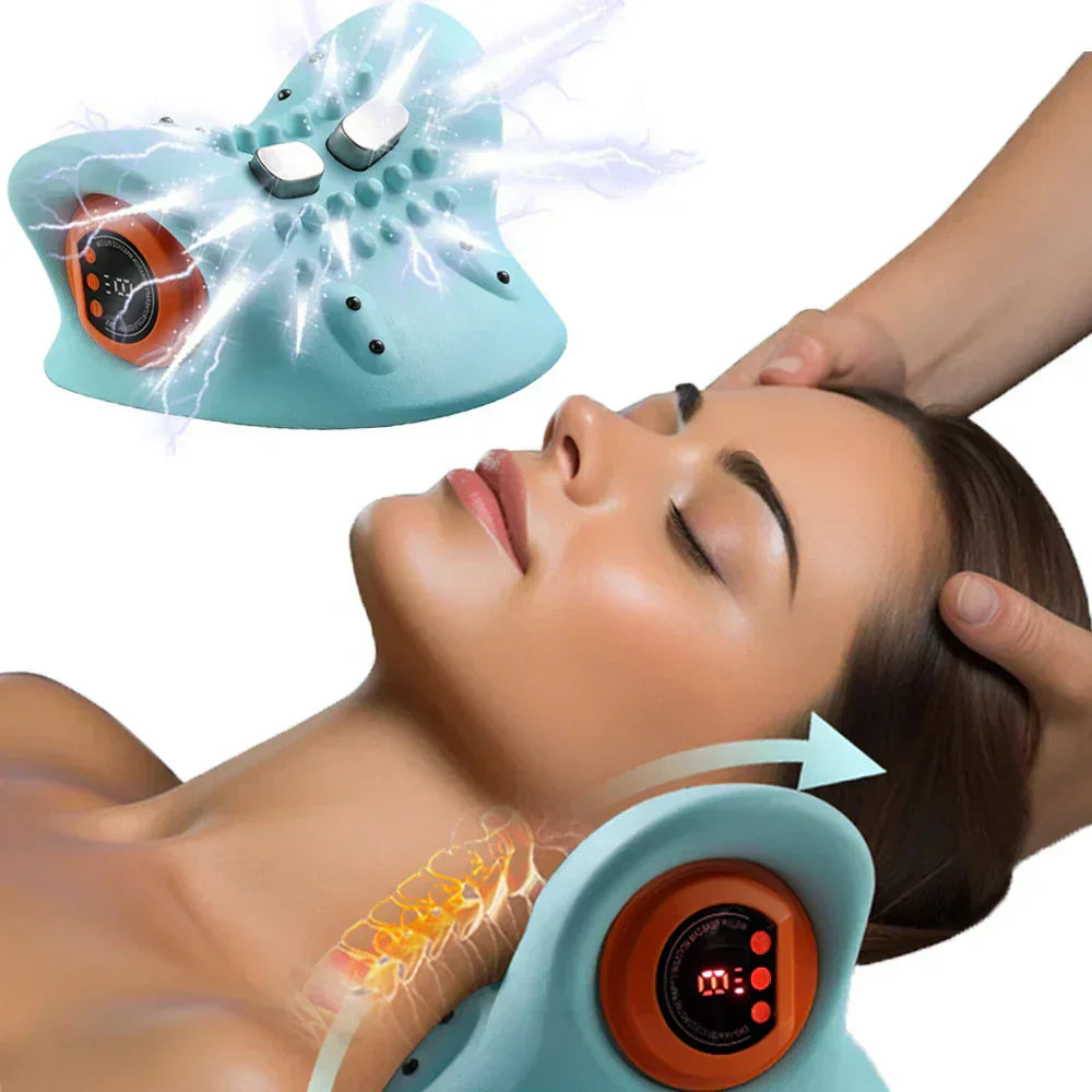 Cervical Spine Relief Massage Pillow - QayyoomLux